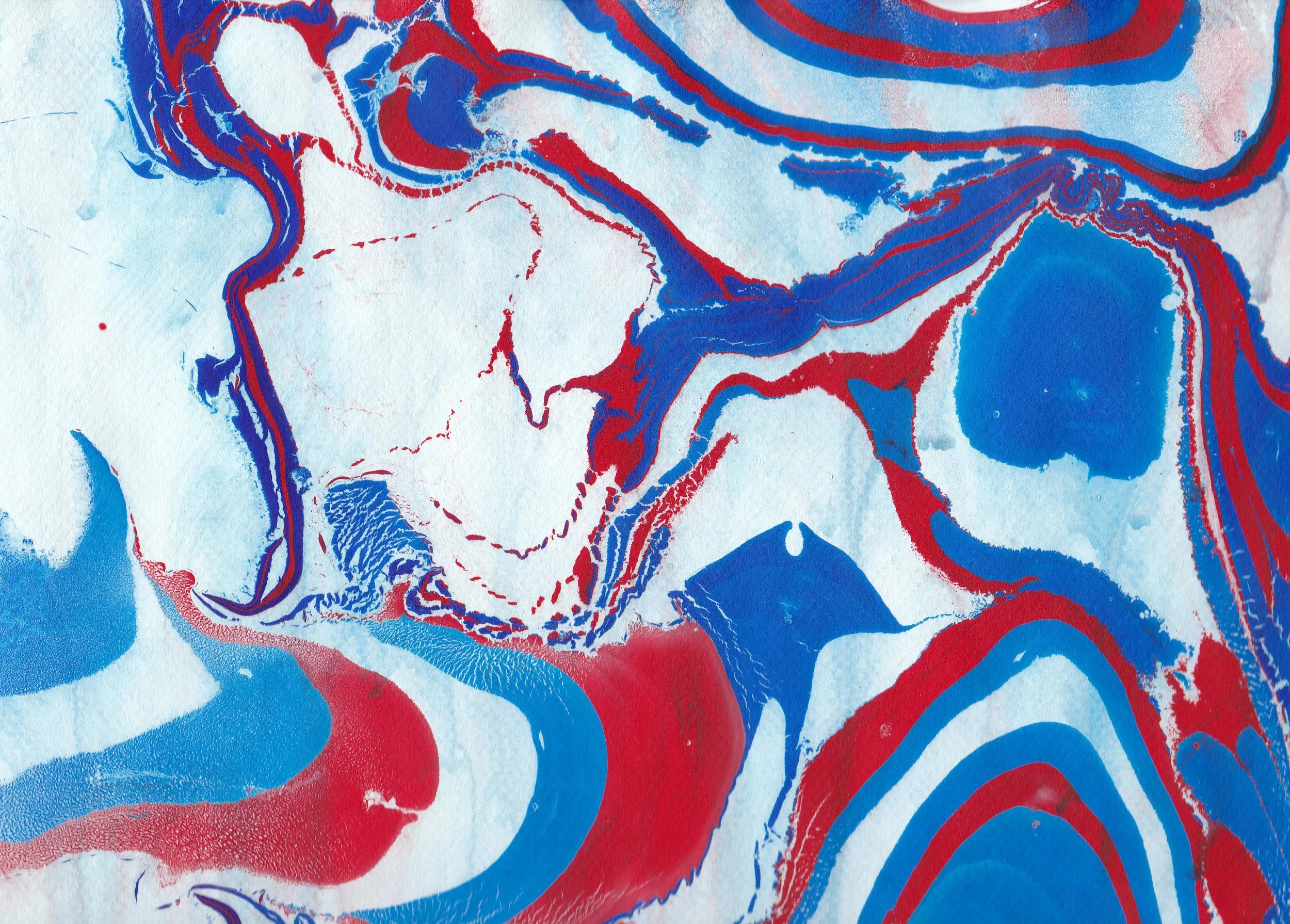 MAPS - print when pulled onto paper pre-treated with alum