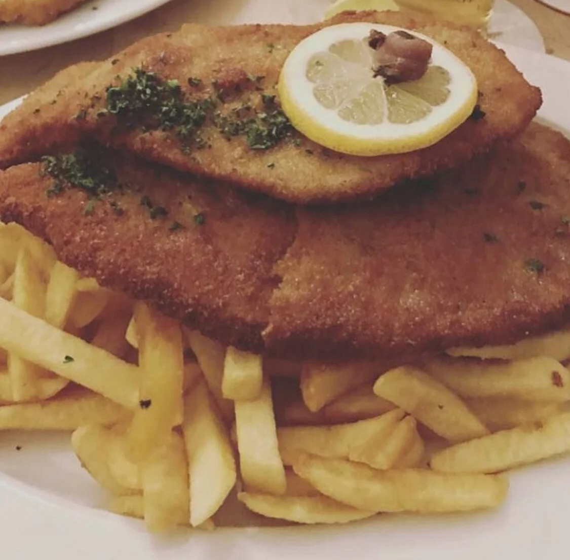 Freitagsschnitzel am Fenster