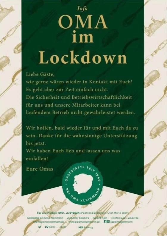 Oma im Lockdown