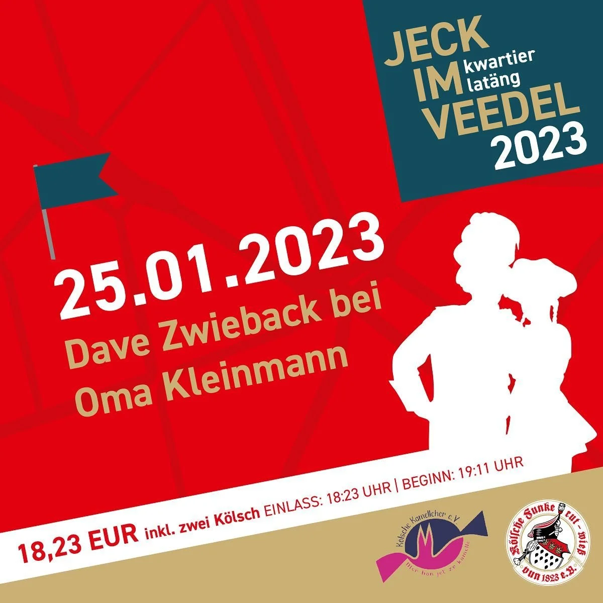 Jeck im Veedel am 25.01.2023