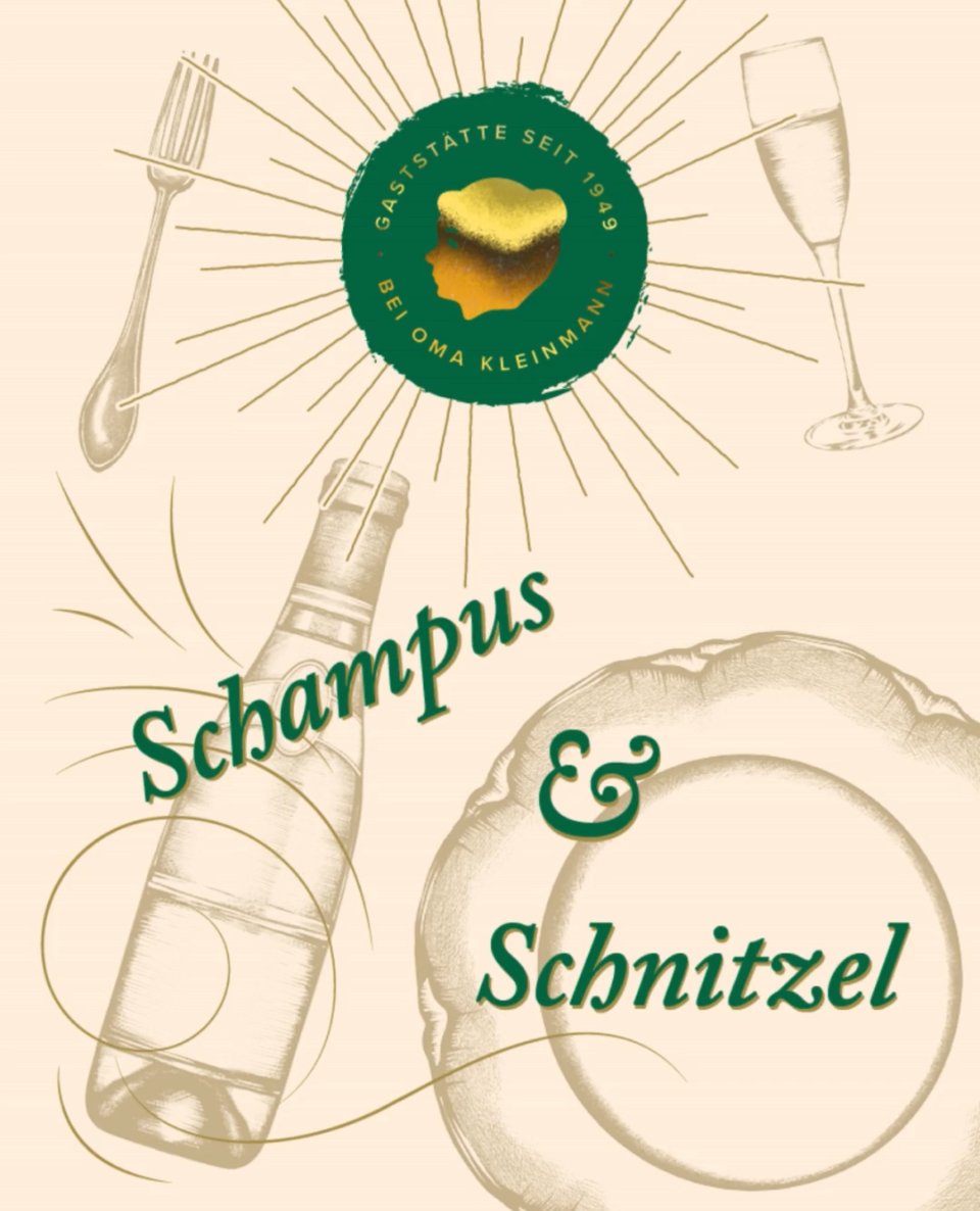 Schampus und Schnitzel