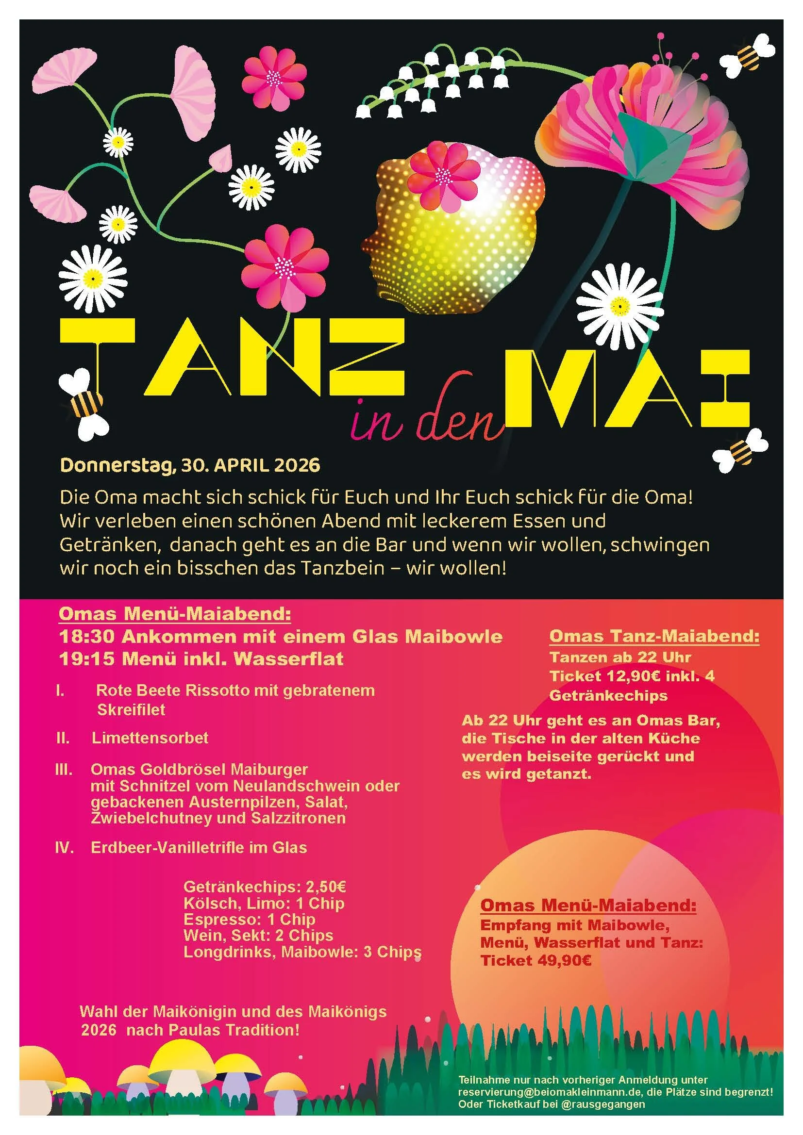 Tanz in den Mai bei Oma Kleinmann