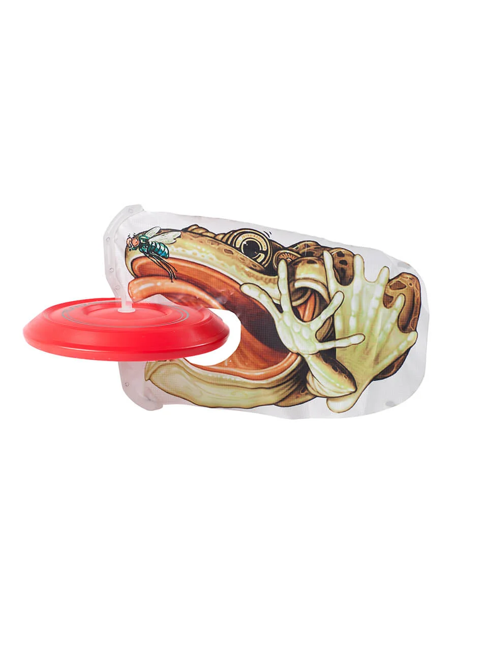 Tail Finz throw disc collectible flag characters stabilized flight fun safe active durable rip stop nylon flag low resistance easy transport Frog Product