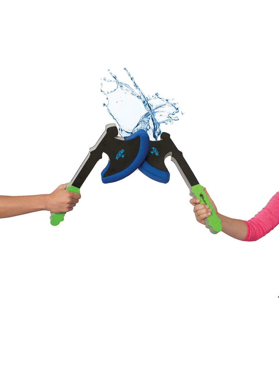 Aqua Battle axes soft foam wet splash soak safe fun active pool toy super absorbent foam action splash