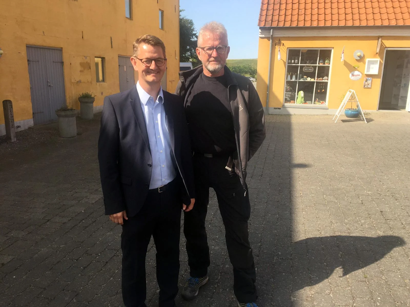 Politiker Torsten Schack Pedersen, Venstre og Leder af Nordvest Safari Thy-Mors, Michael Ruby