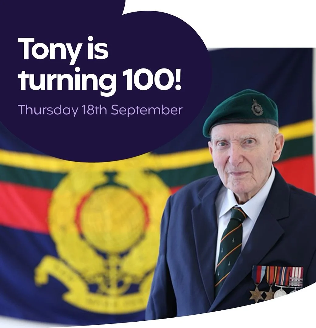 A very special celebration at Wellburn House 🎂

This Thursday, we&rsquo;ll be celebrating a truly incredible milestone - Tony, one of our wonderful residents and a proud ex-Royal Marine, is turning 100 years old!🥳🇬🇧

We have an exciting day of ce