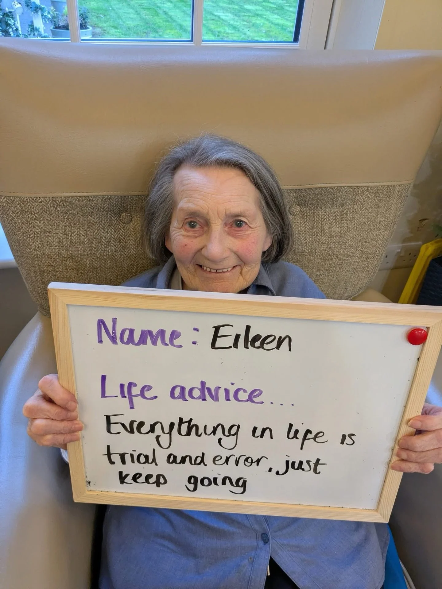 We gave them a whiteboard and they offered their words of wisdom💭✨