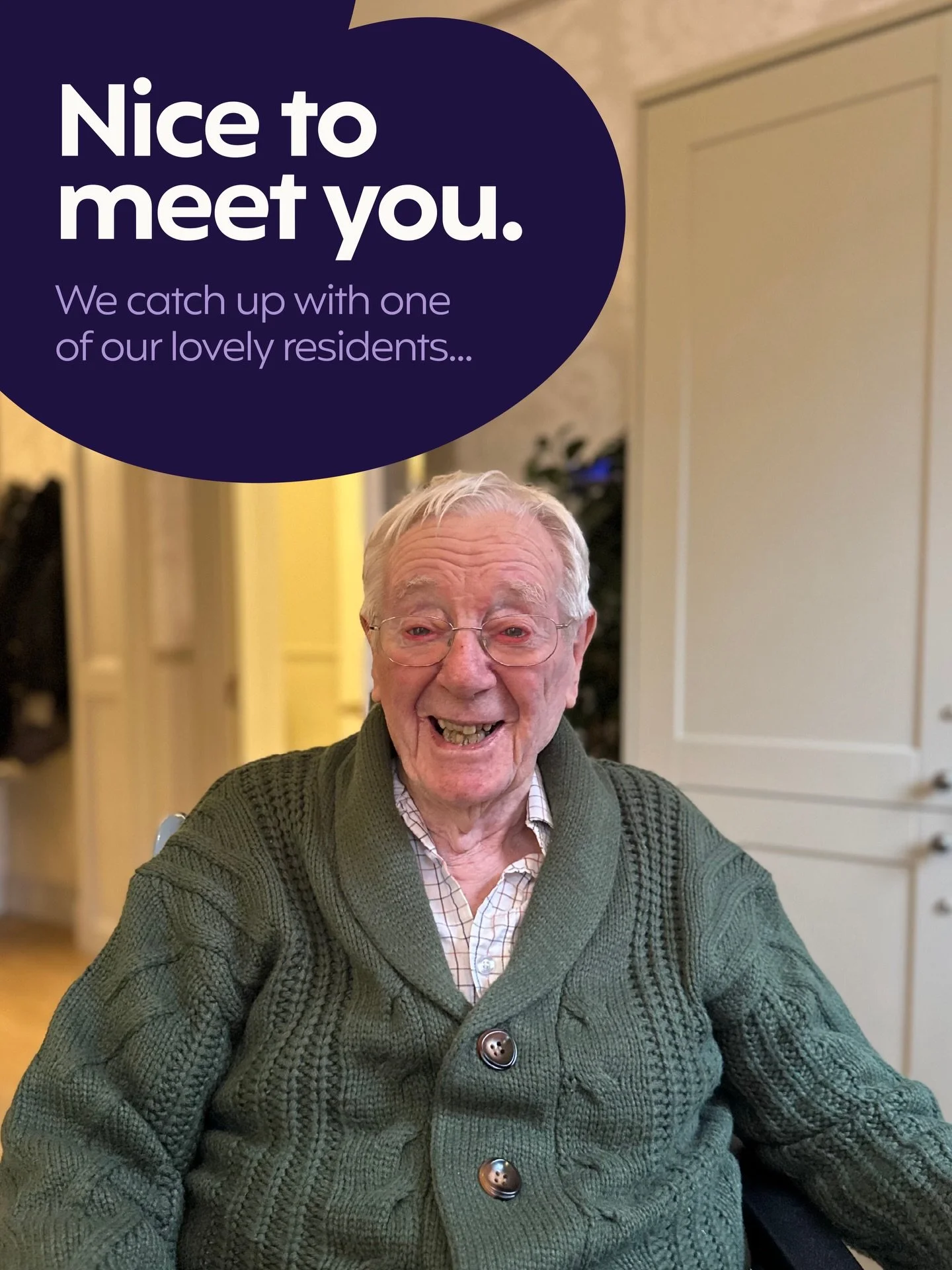 This month, we&rsquo;re shining a spotlight on Ted from Rosevale🌹✨

Ted grew up on a family farm in the Yorkshire Wolds during the war and has some incredible stories to tell, including the unforgettable day a plane crashed in his back garden, and t