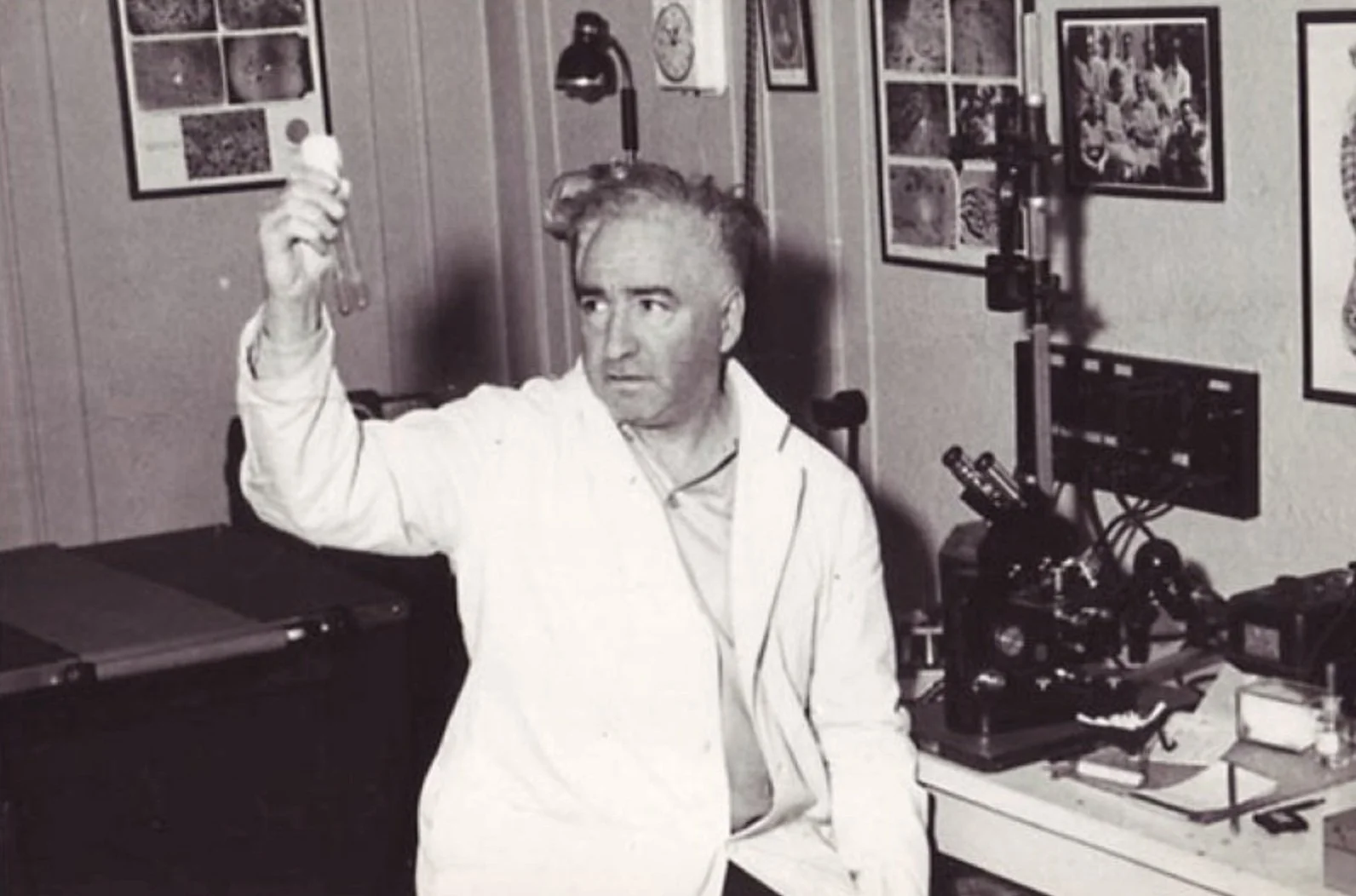 Wilhelm Reich, Norway, ca. 1935. Experimenting with Orgon energy. Founder of Orgon Energy