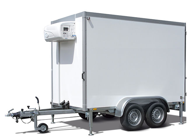 Our brand new 2016 Humbaur refrigerated trailers.