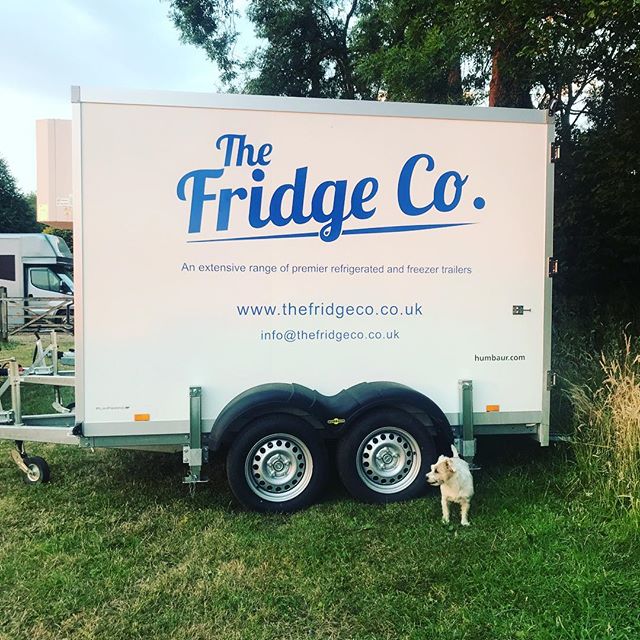 Our guard dog is on duty tonight!! 👍🐶 #jackrusselllife #refrigeratedtrailerhire