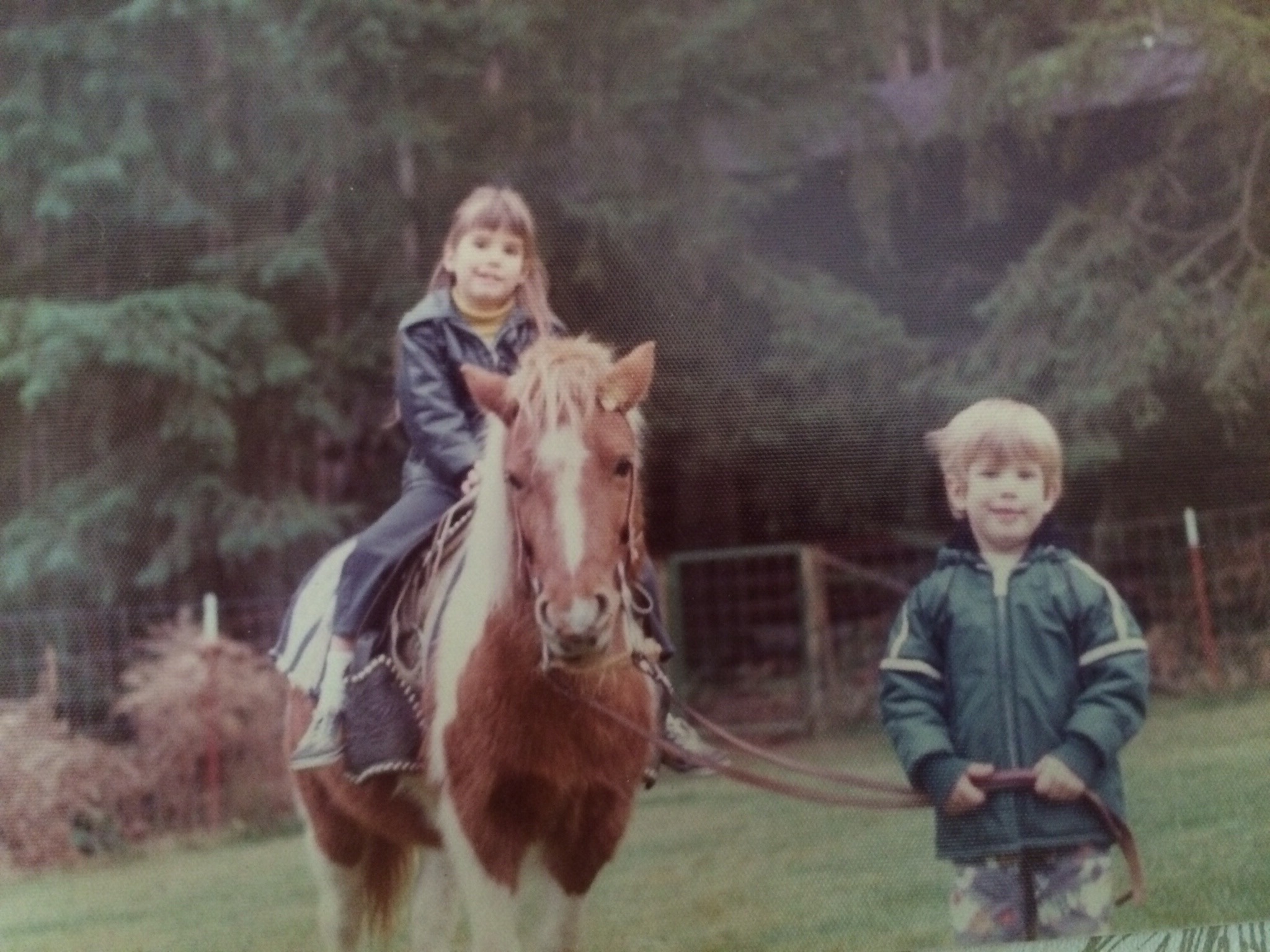 Jony the Pony with me and my brother Matt