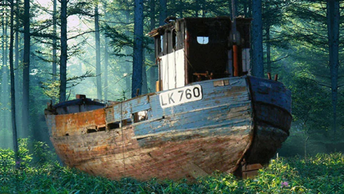 Luke Jerram Brings Ghost Boats to Leigh Woods