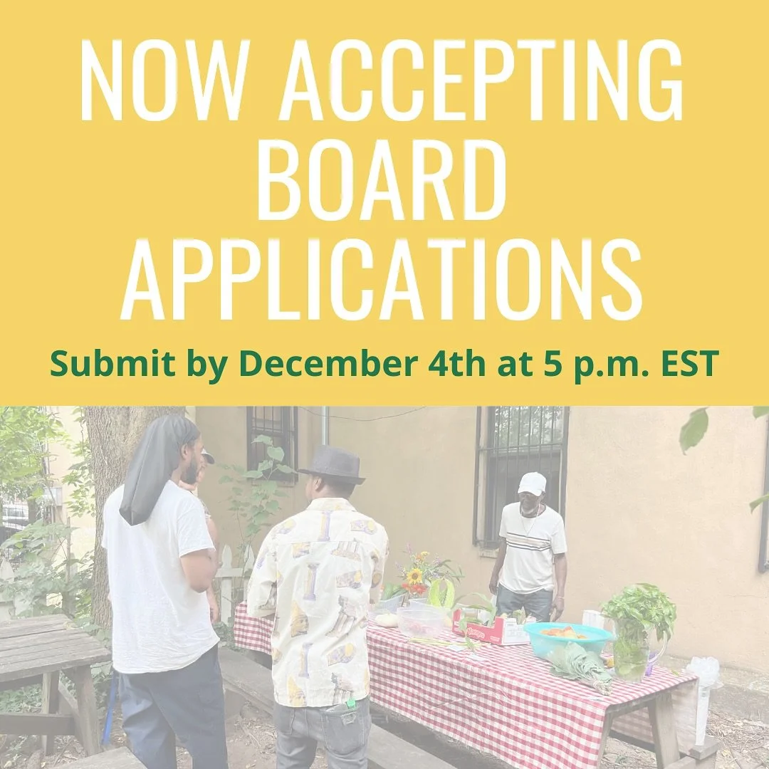 Our board recruiting process is coming to a close! If you&rsquo;d like to nominate yourself or someone you know for the Board of Directors, please fill out the nomination form (linked in our bio) by 5 p.m. tomorrow, Wednesday, December 4th, and we wi