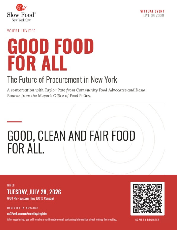 Good Food for All: The Future of Procurement in New York