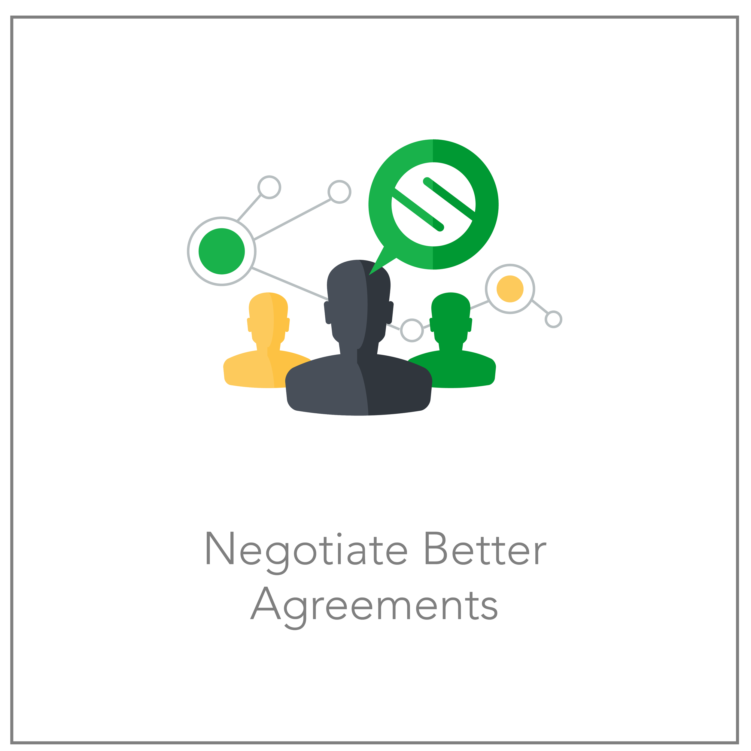 Negotiate a better deal on a new or renewing vendor agreement