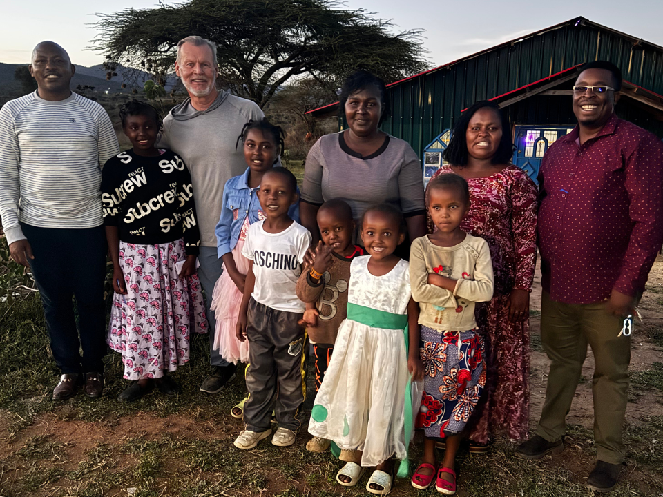 Pastor Ibrahim with Empower Dreams Jesus Film and Turtle Box equipment
