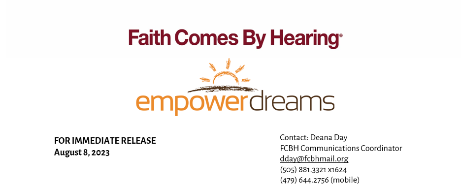 Press Release Header - Historic Recording