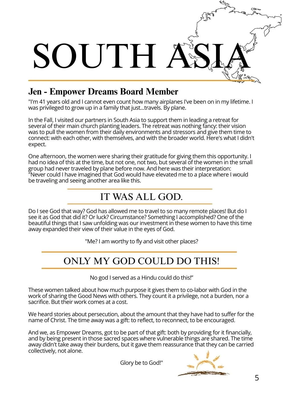 South Asia ministry - Audio Bible distribution