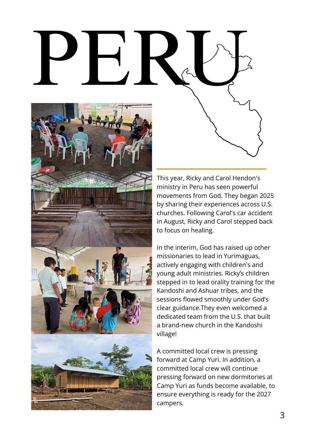 Peru ministry - sharing Audio Bibles in remote communities