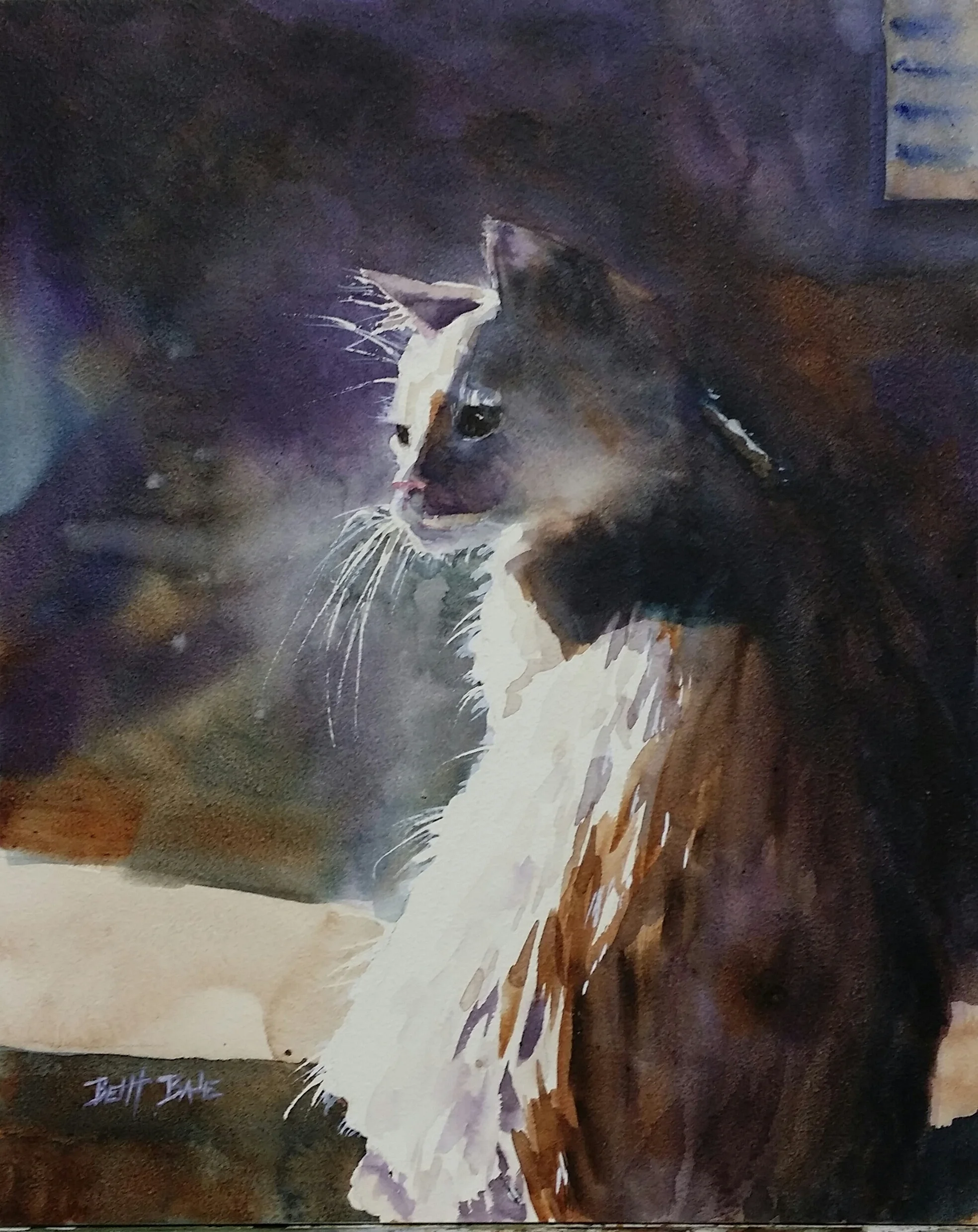 Perfection, watercolor on Aquabord, NFS