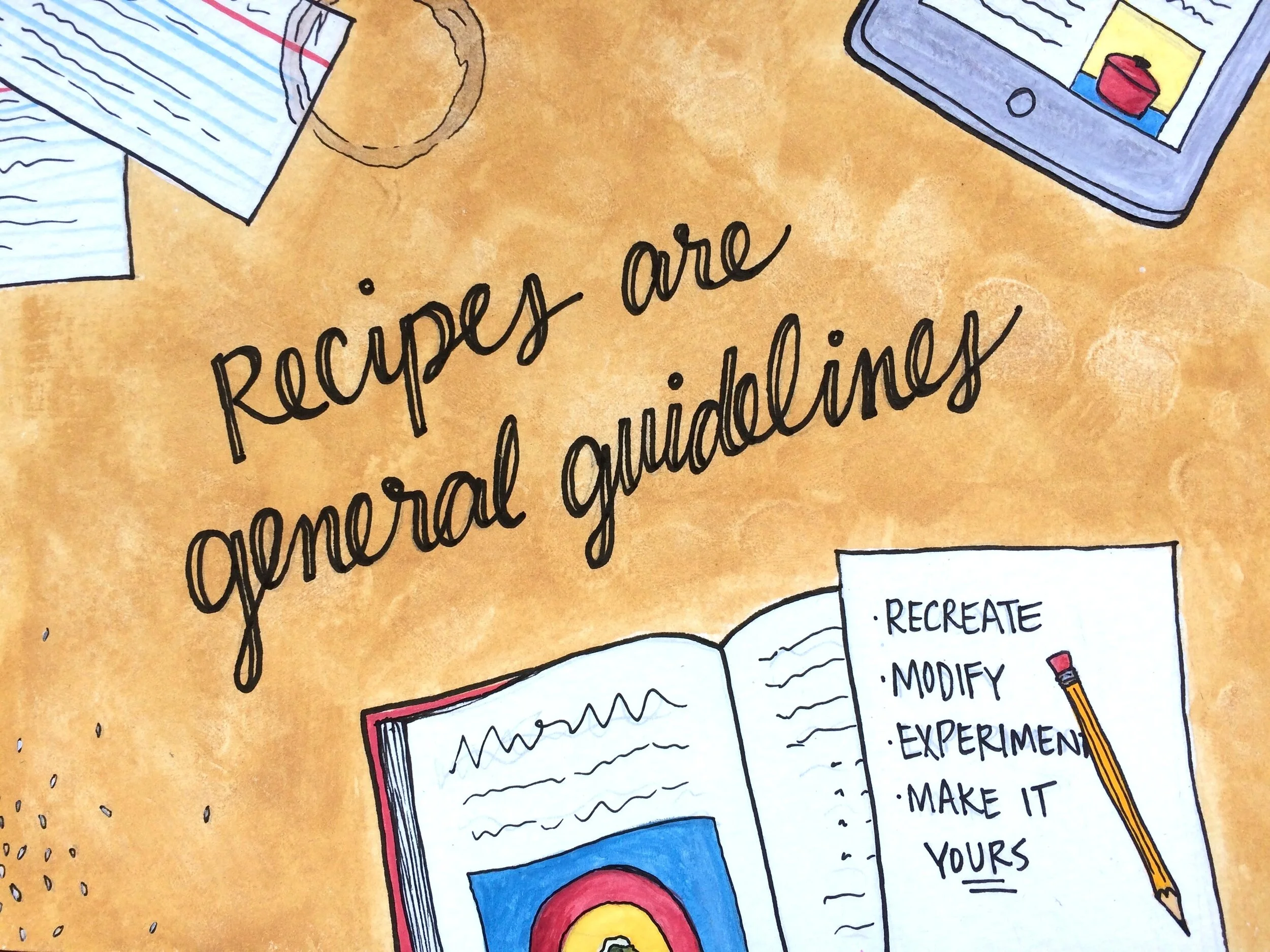 Recipes are General Guidelines