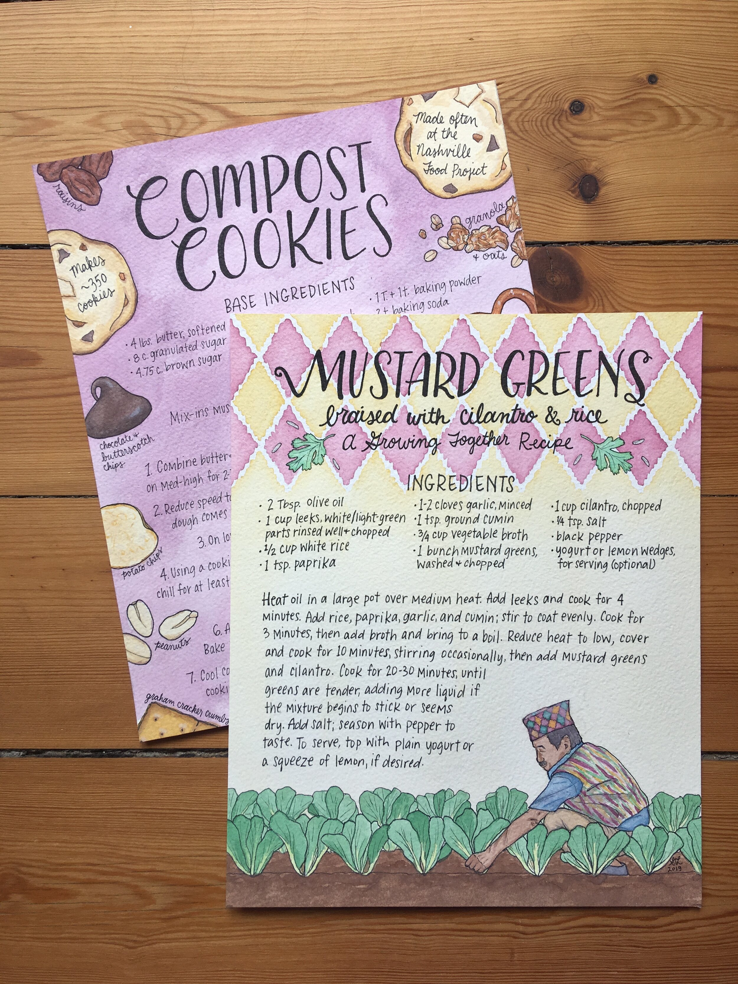 GIFT CARD – Custom Illustrated Recipe