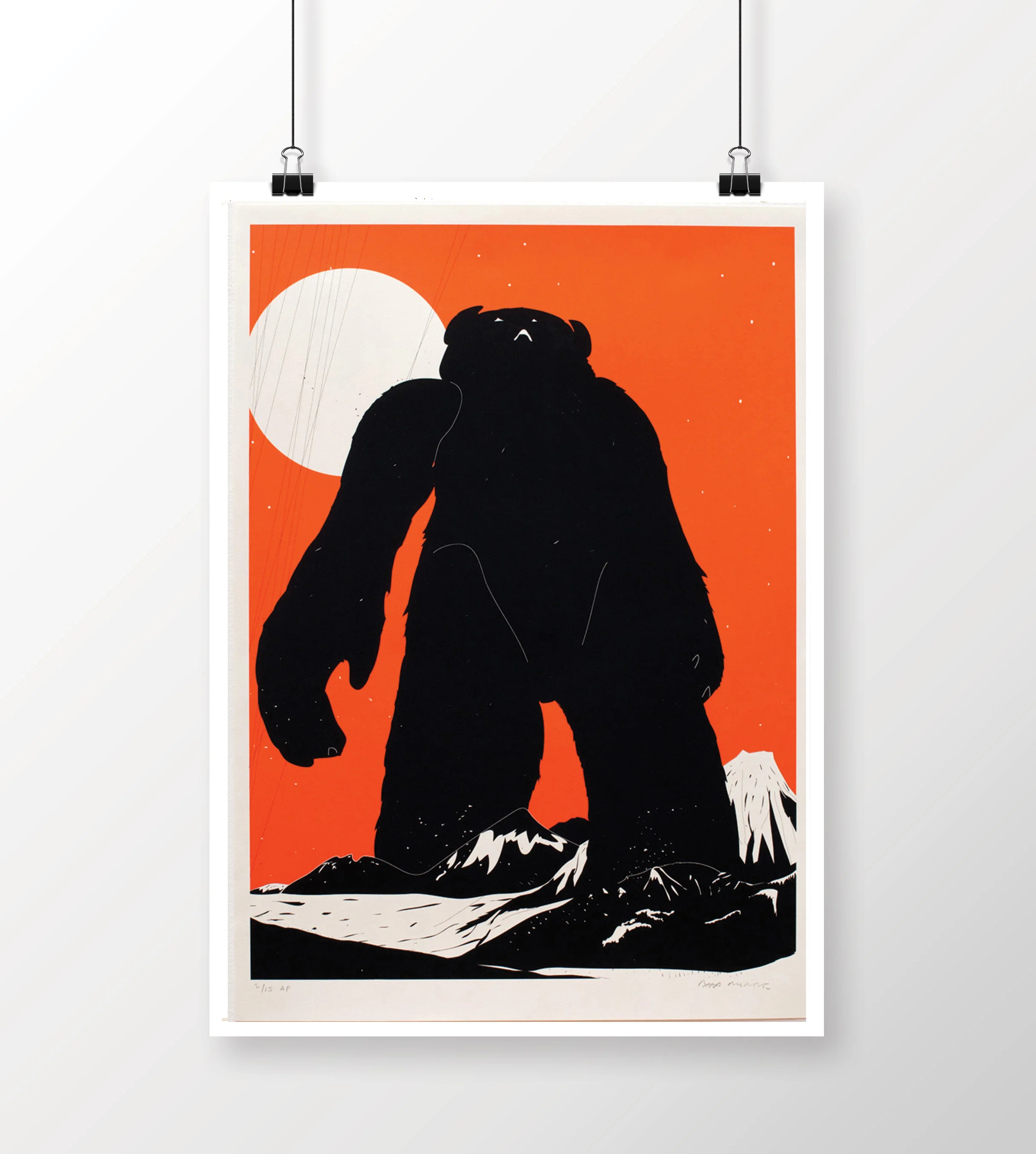 Phil Ashcroft - Yeti Over Mount Fuji (Tangerine)