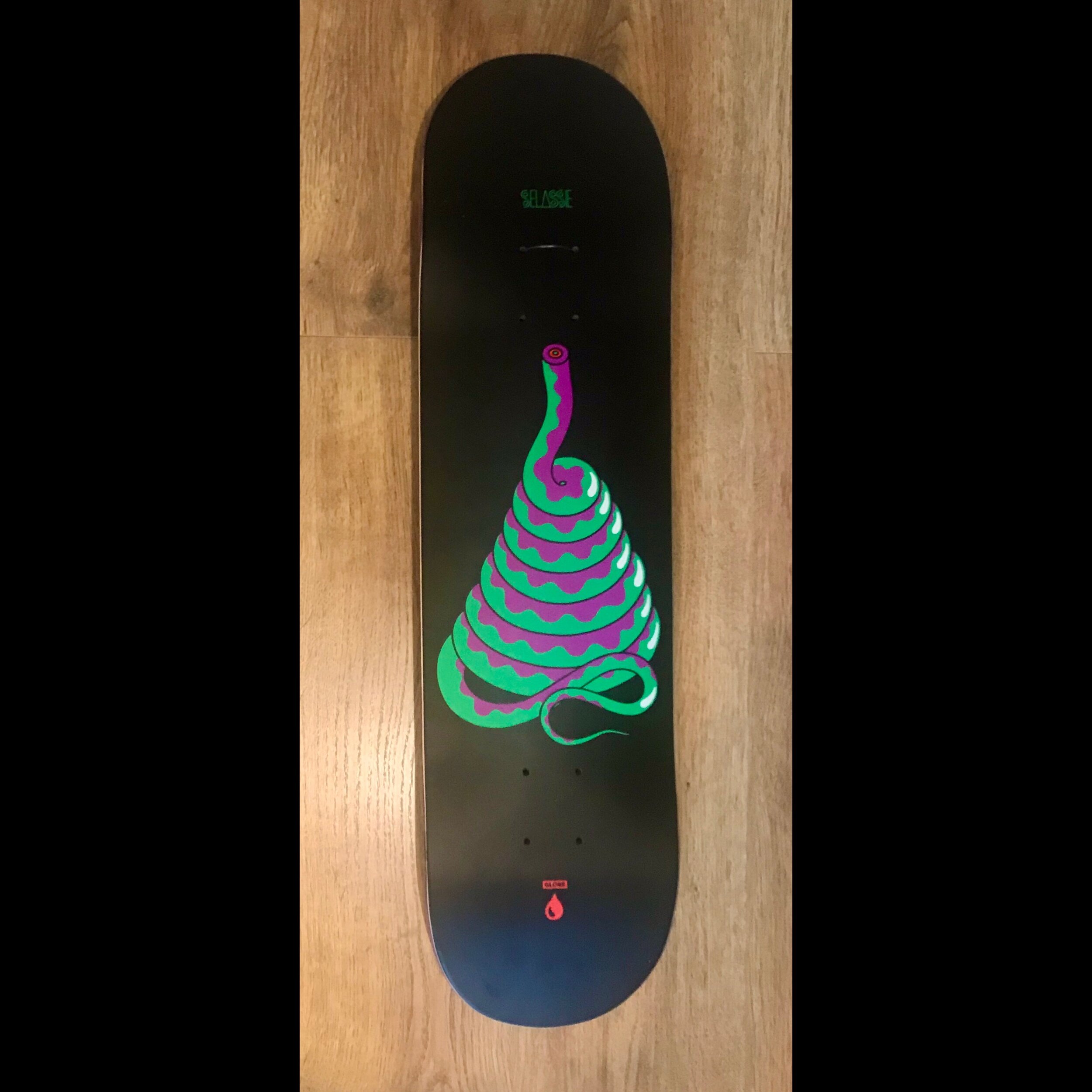 Karl Grandin x Globe - Selassie Skateboard deck.