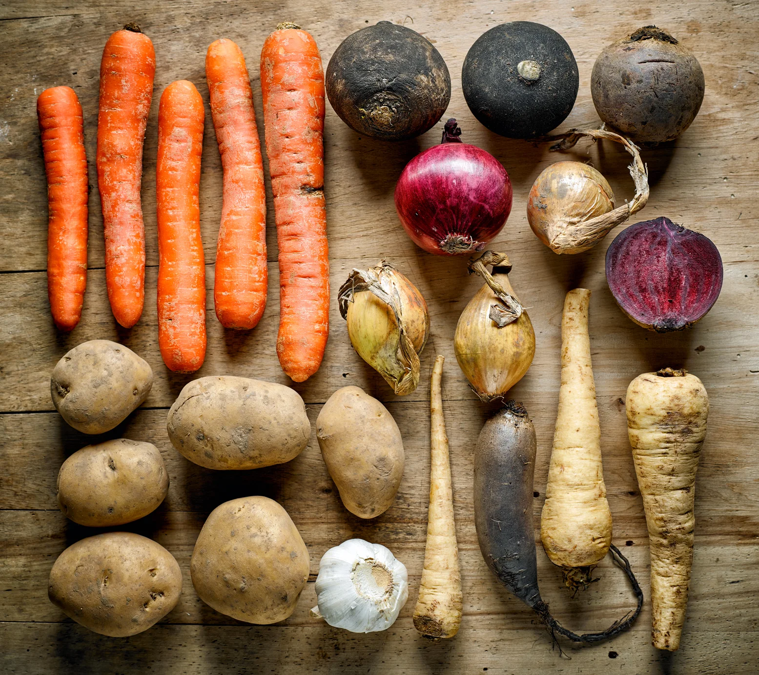 Exemples de produits locaux et de saison Image : Shutterstock
