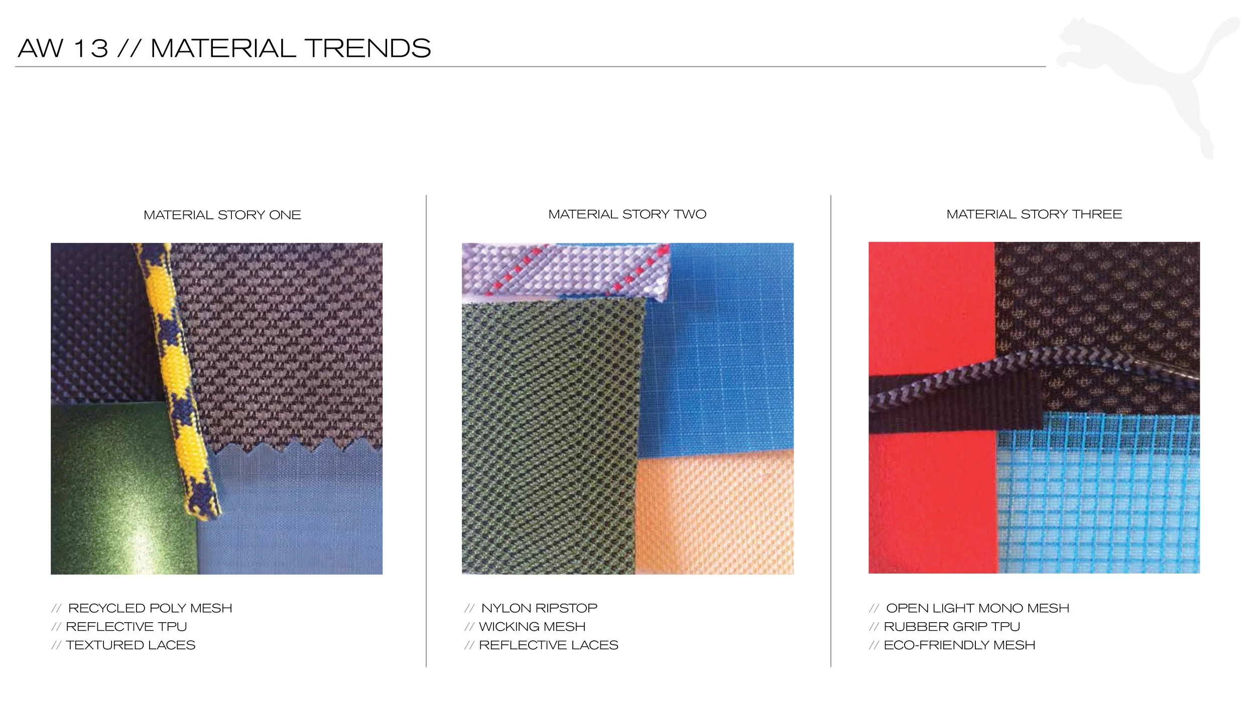Material & Color Trends for Autumn Winter 2013