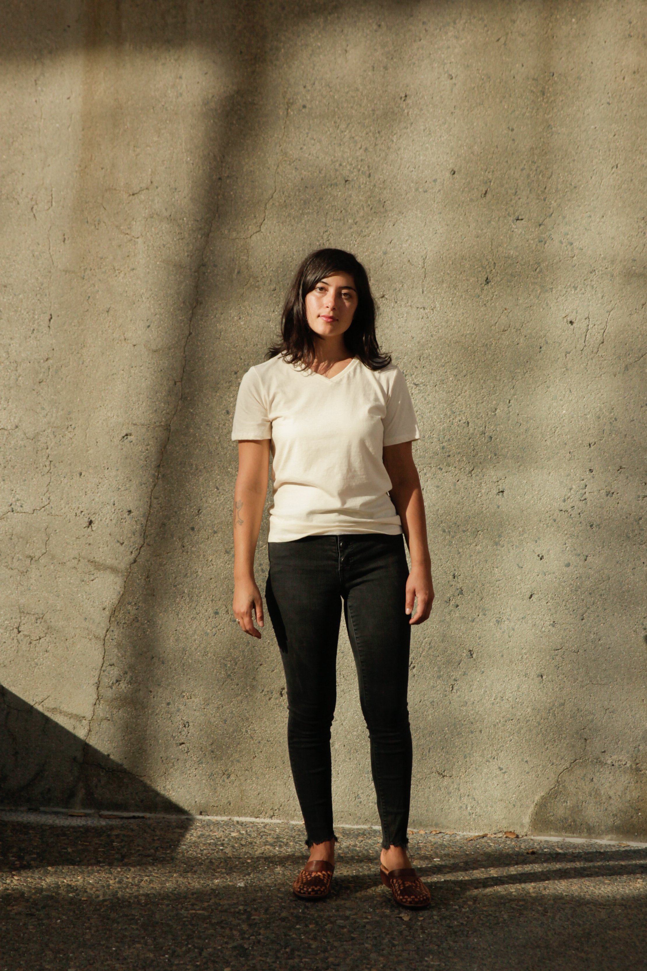 Organic Cotton Women's V Neck