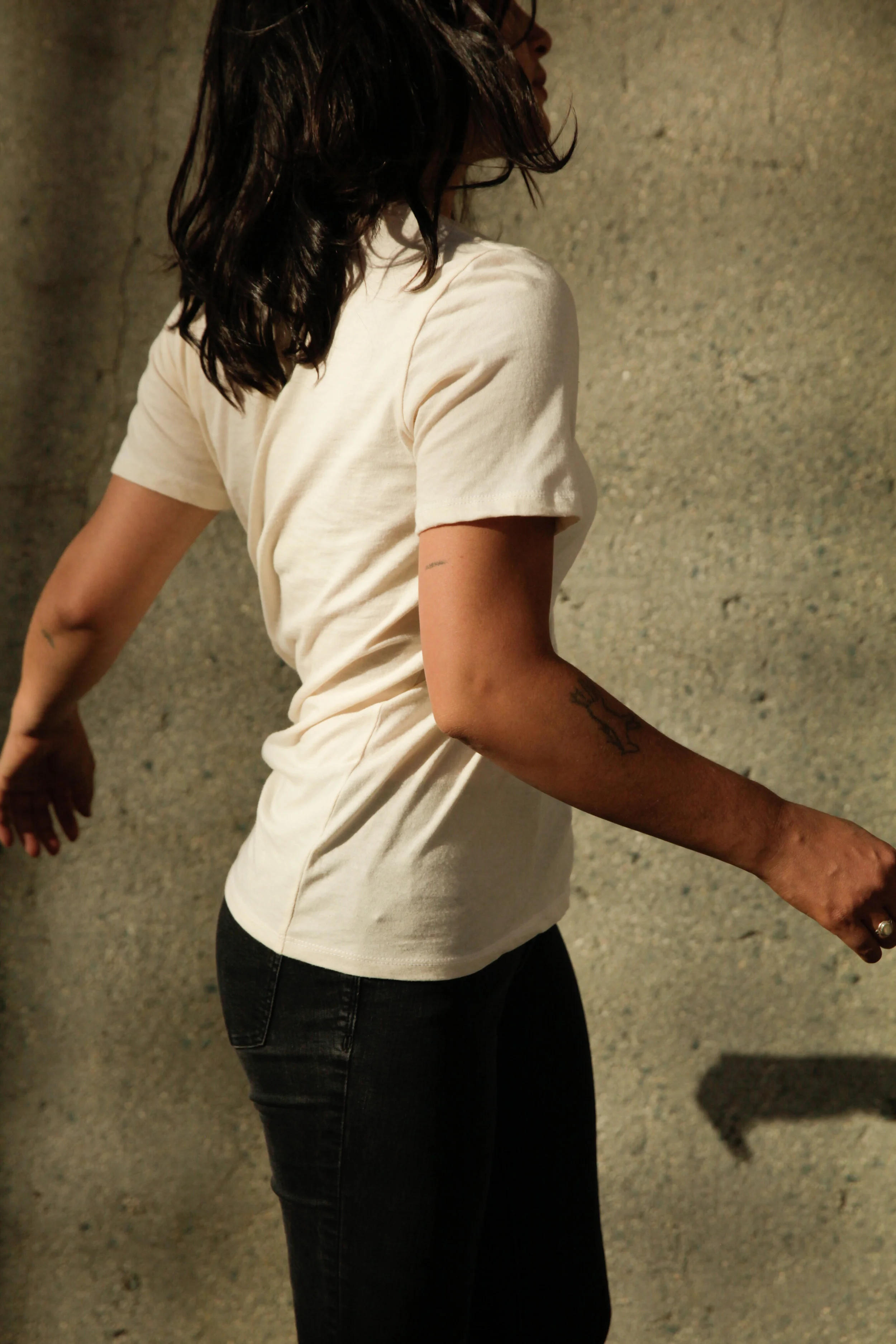Organic Cotton Women's V Neck Toxin Free Natural