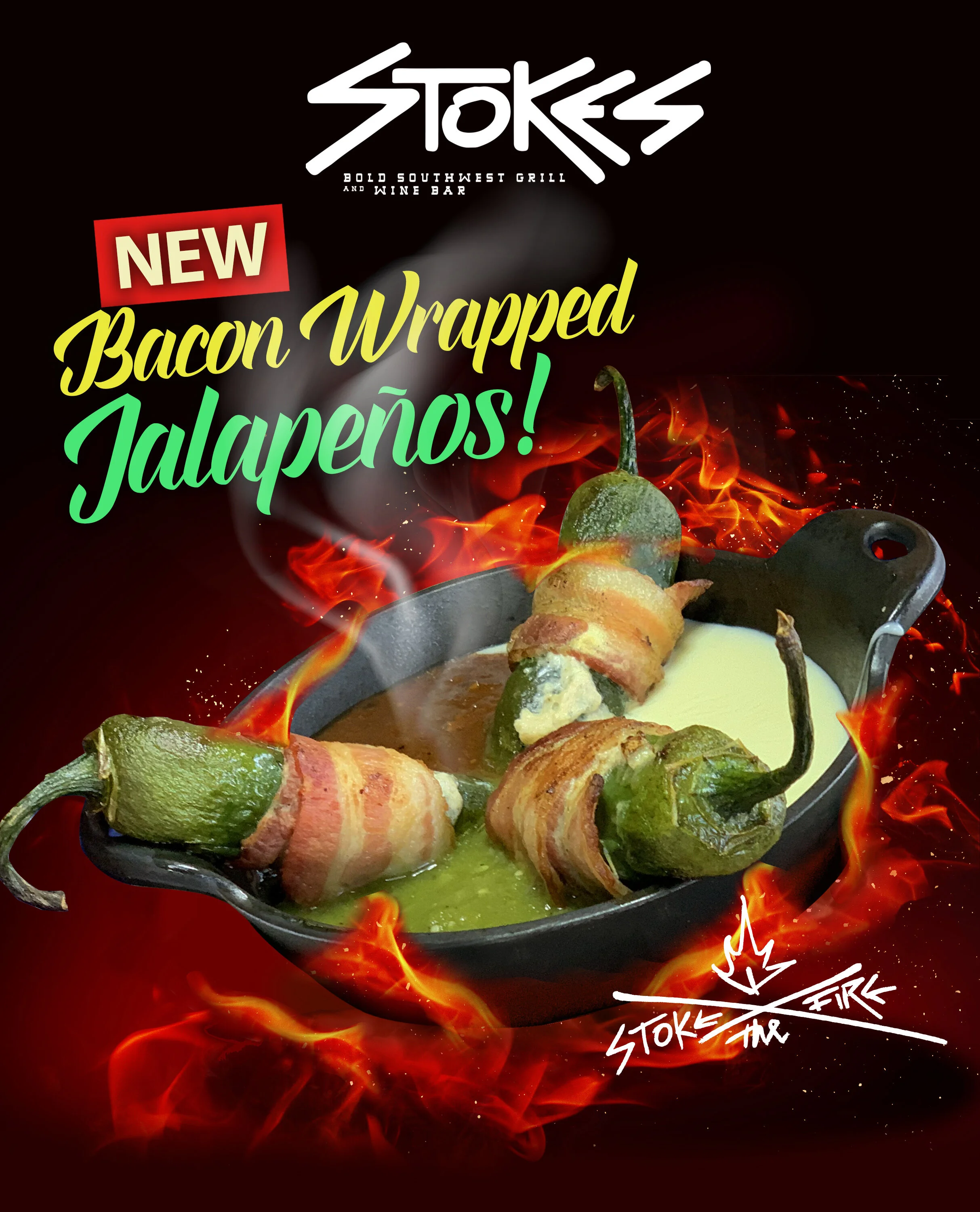 Stokes New Menu Items are on Fire!