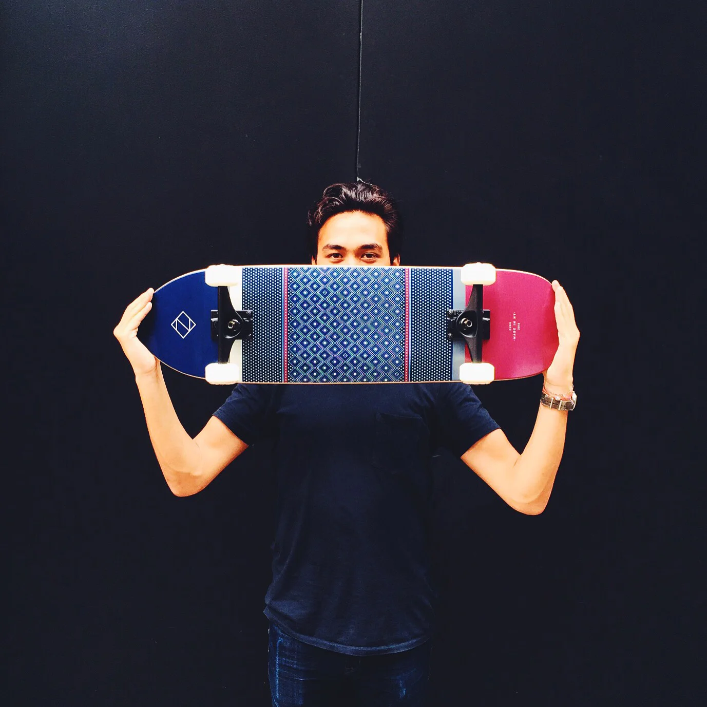 ZUNG skateboard colorful pattern made in new york 