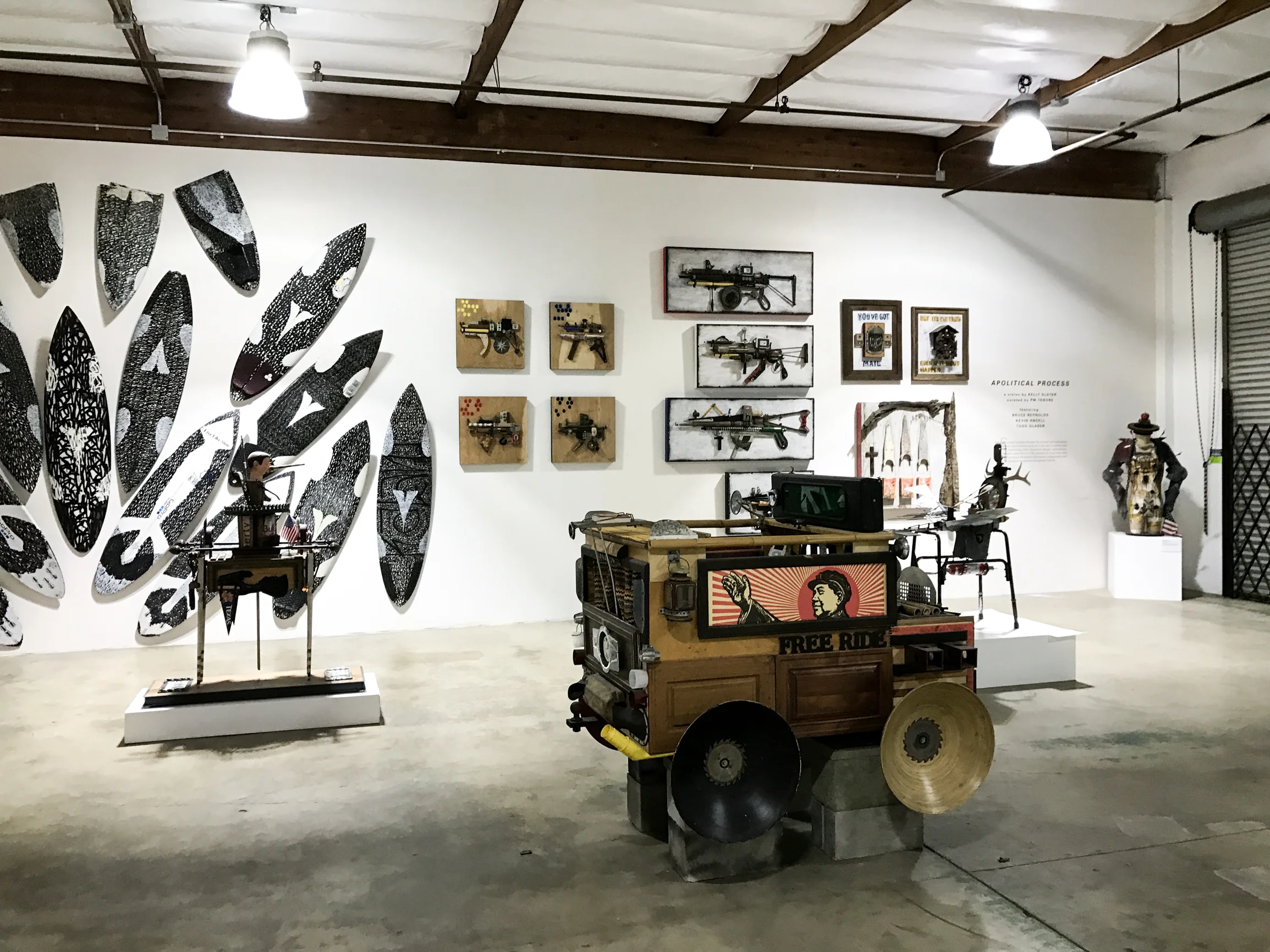 California indoor skate park and art gallery