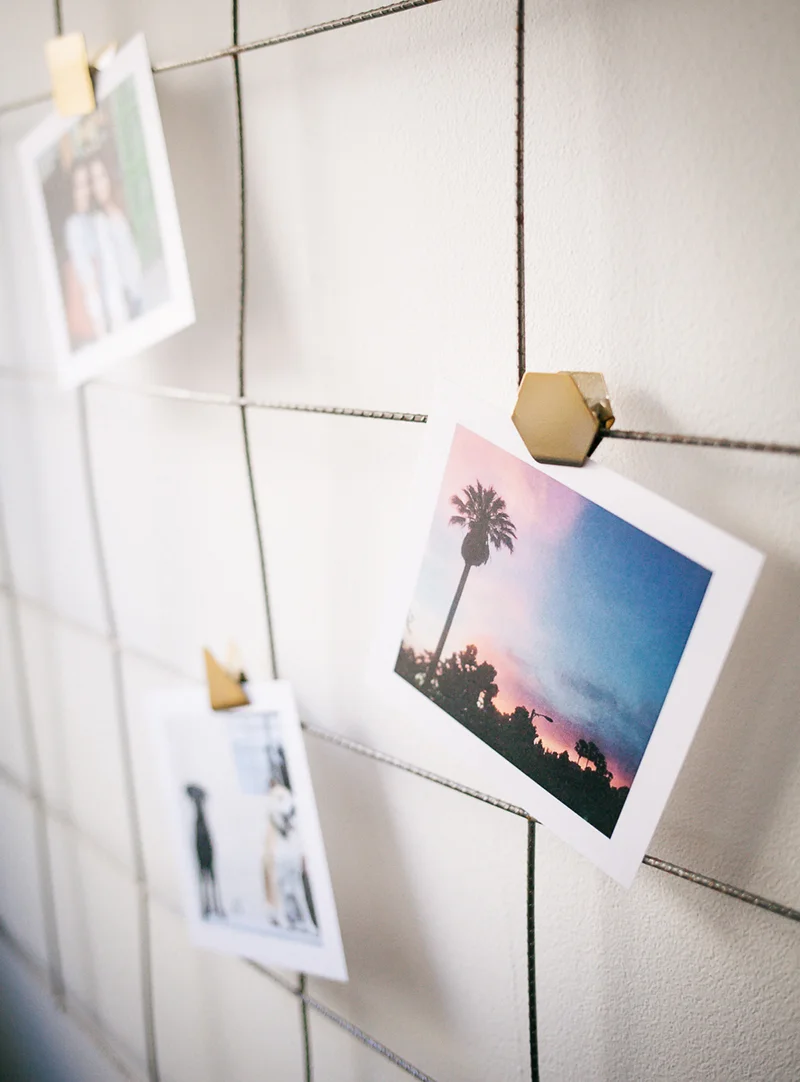 Diy Wire Wall Grid The Plain White Tee