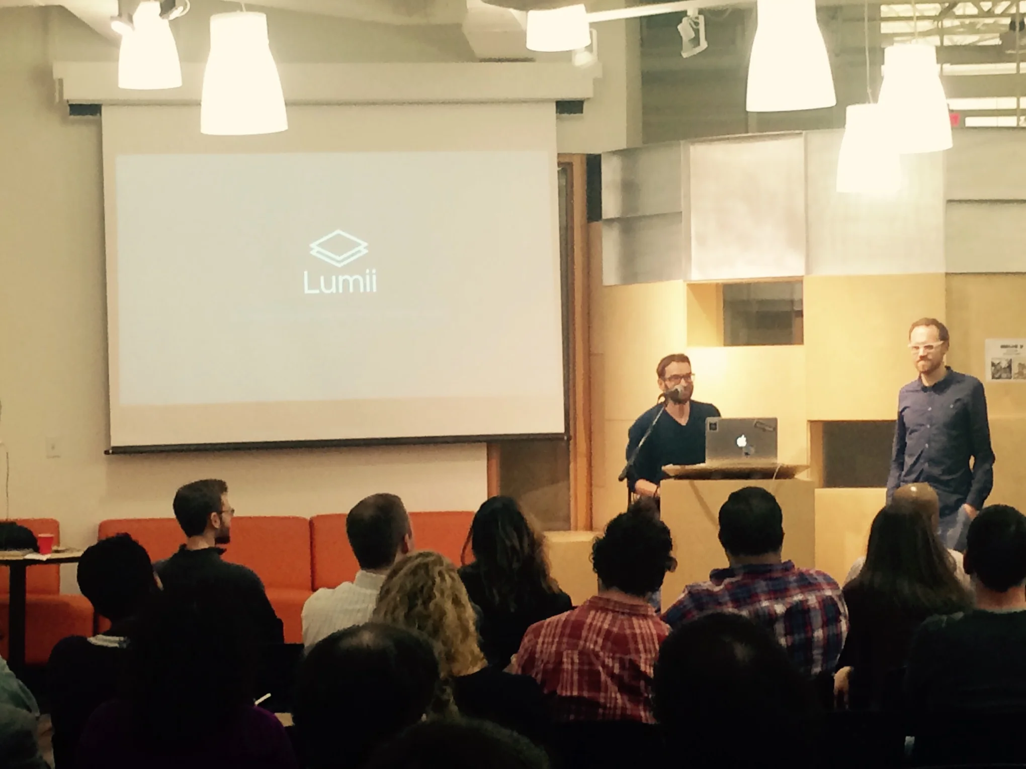 Augmented reality startup Lumii presented at a recent Startup Session.