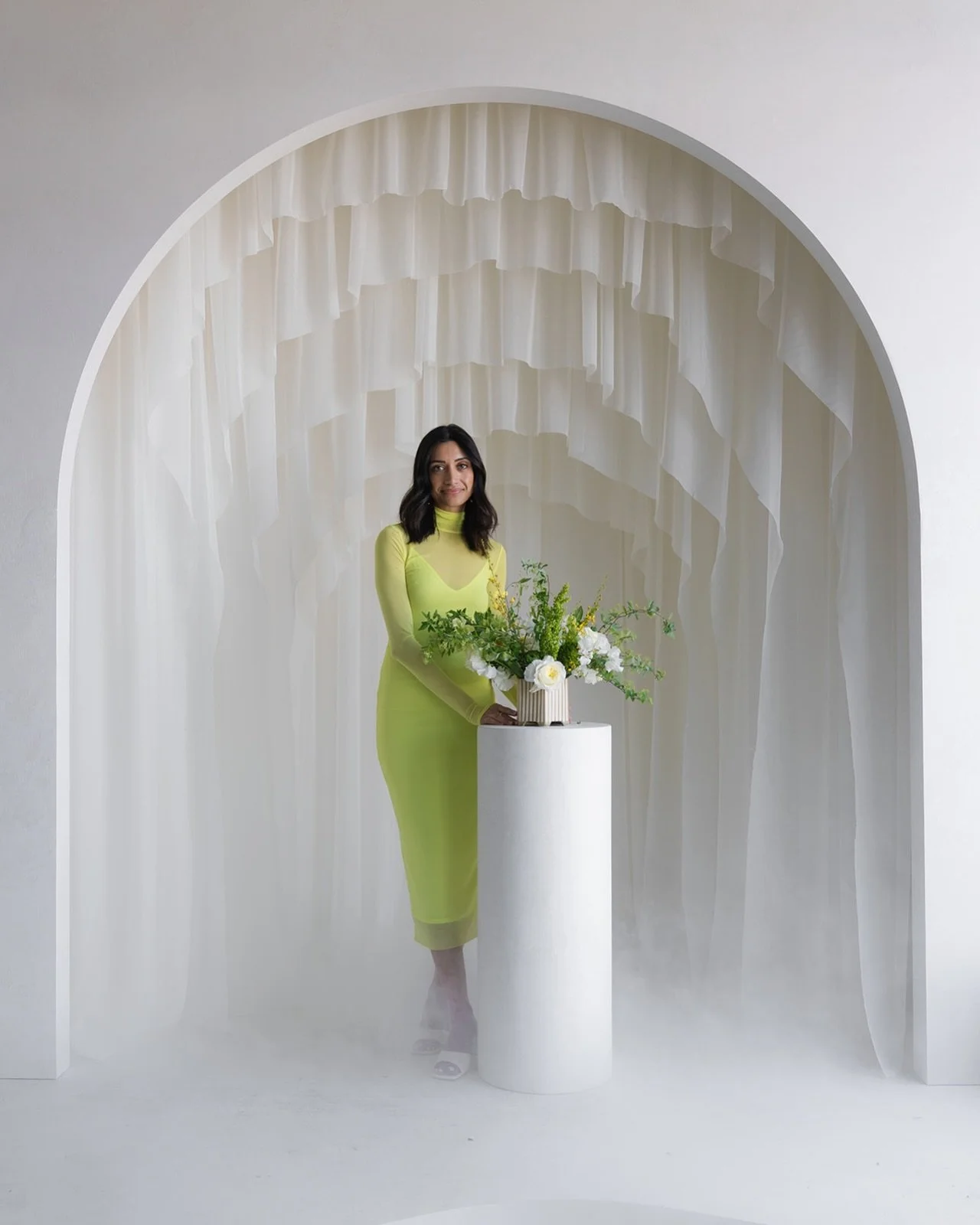 @sweetrootvillage Flower Hoopla &mdash; Cloud White x Island Citrus 🍋☁️

Our annual reminder that no one kicks off Spring quite like this. Knee deep in gorgeous blooms, great company, and the dreamiest backdrop moment to play in. Thank you to the te