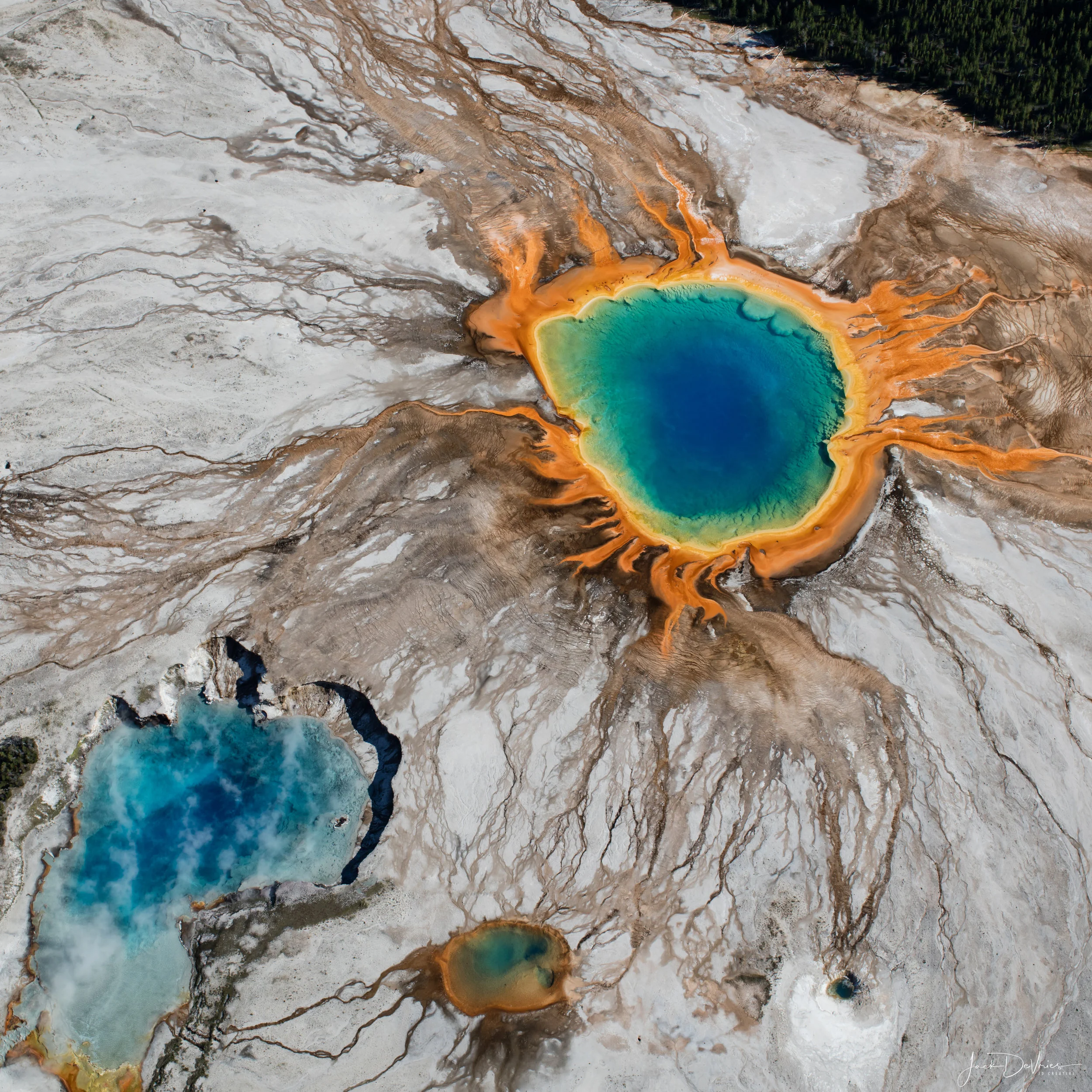 Grand Prismatic Springs—Yellowstone National Park