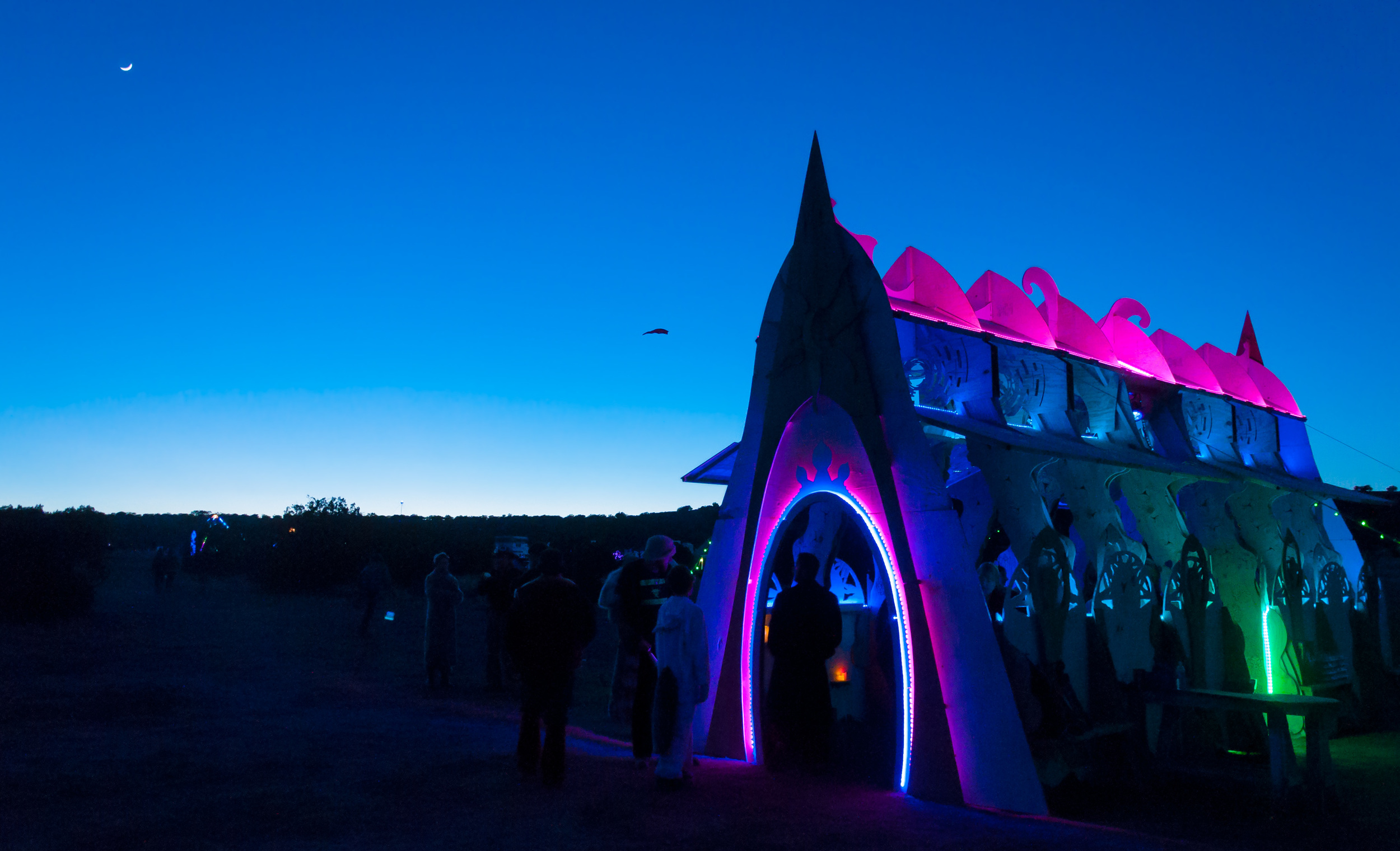 Temple Anima at Dusk