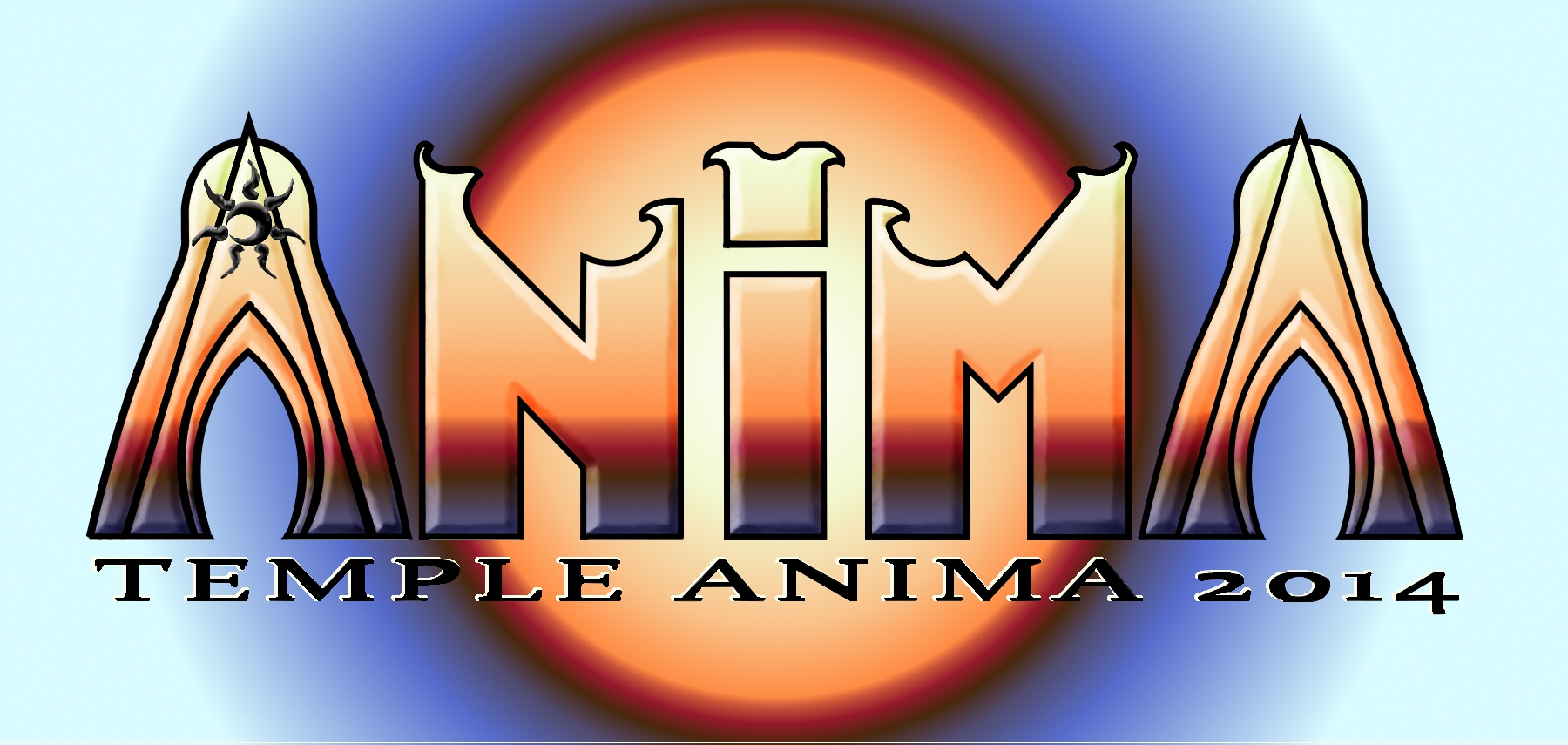 Temple Anima Sticker design