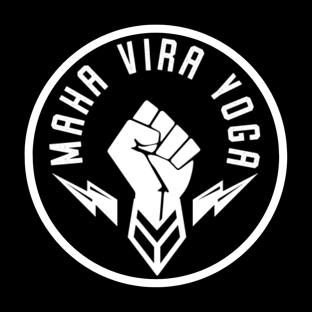 Maha Vira Yoga Sticker - Raised Fist