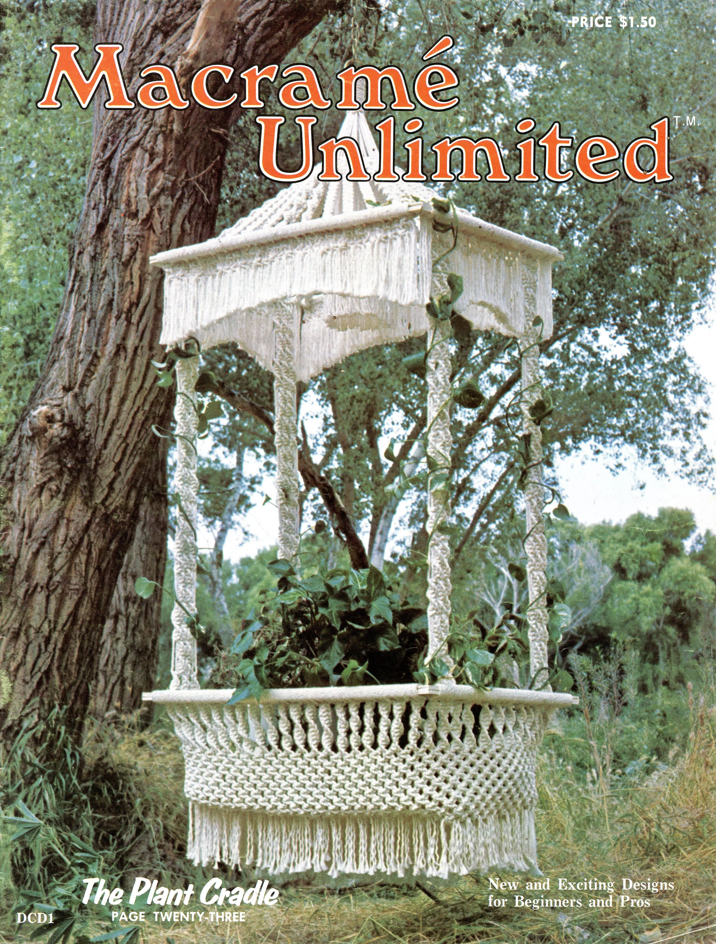 macrame cradle pattern