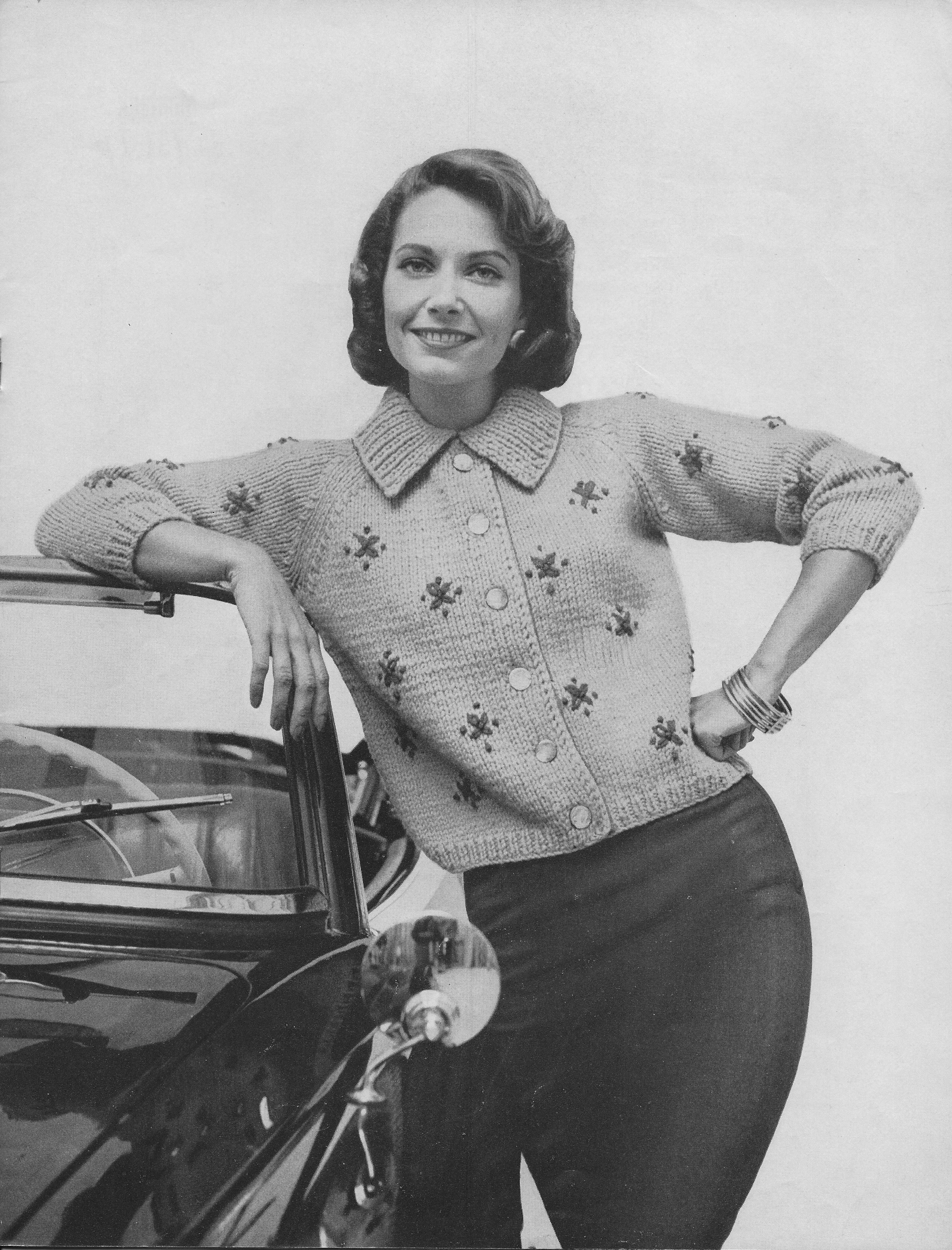50s cardigan sweater