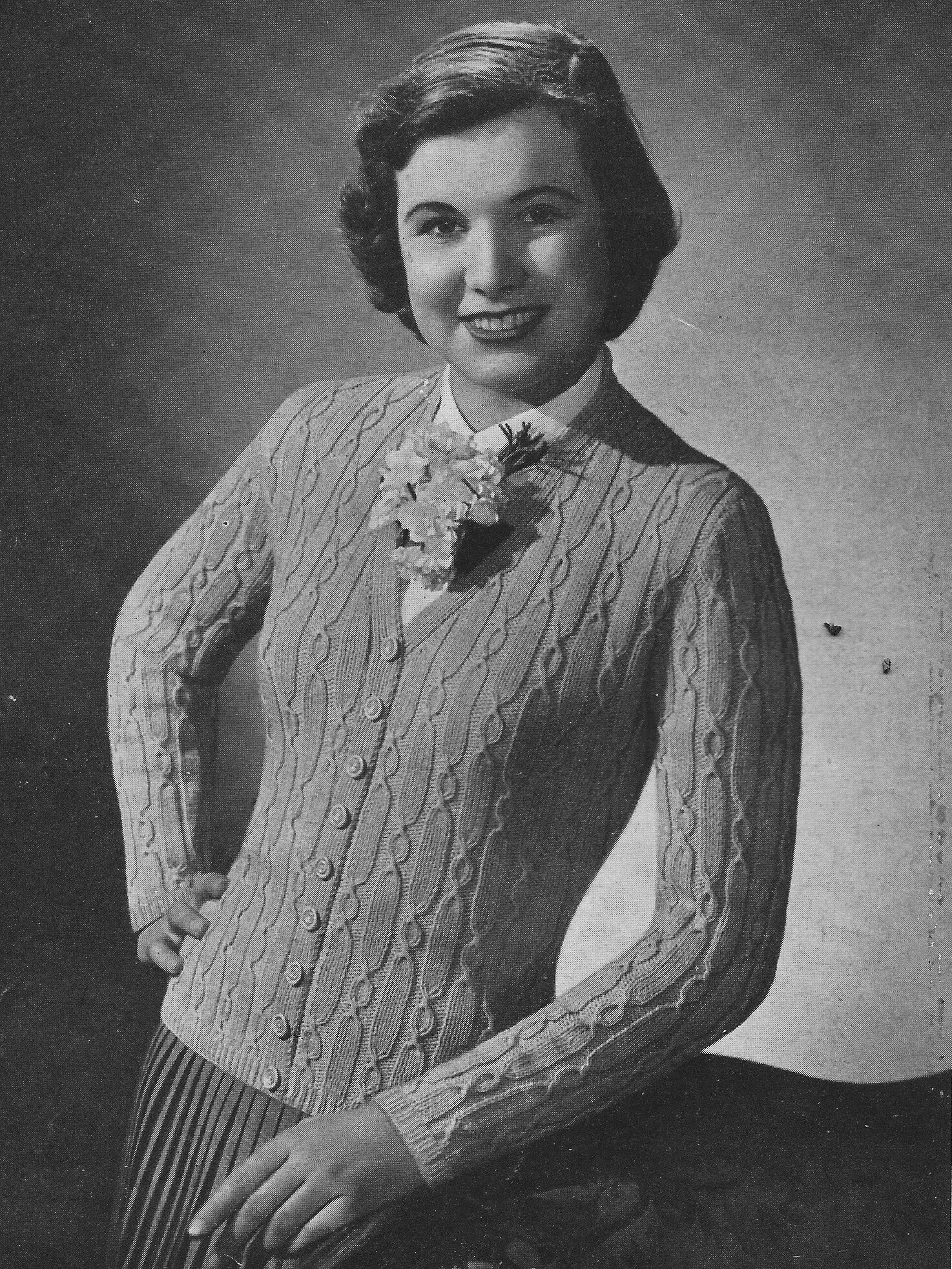 Marlene Cardigan Sweater • 1950s 