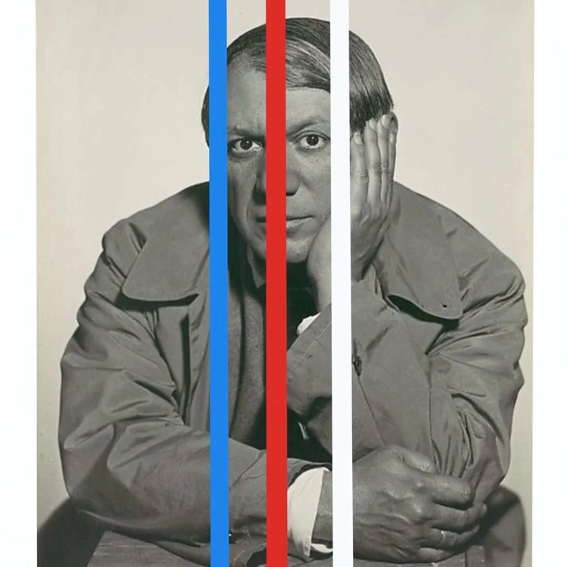 Picasso 🇫🇷 Found this old piece and liked it 💋 #picasso #modernart #stripes Was Picasso an ass hole?