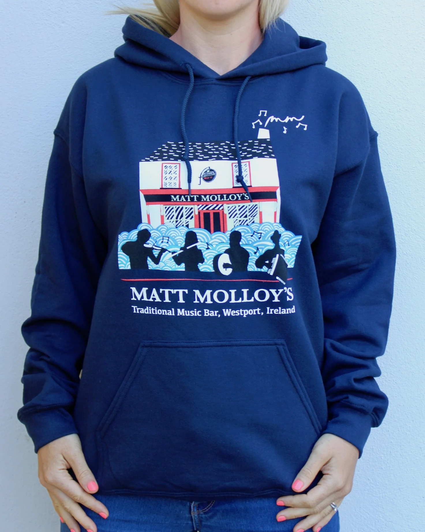MM Navy Hoodie Women%27s size medium.jpg