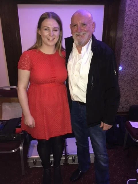  Matt Molloy with Orla McAuliffe&nbsp; 