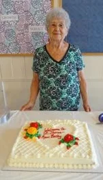 shirley mosher oversees the St. James kitchen